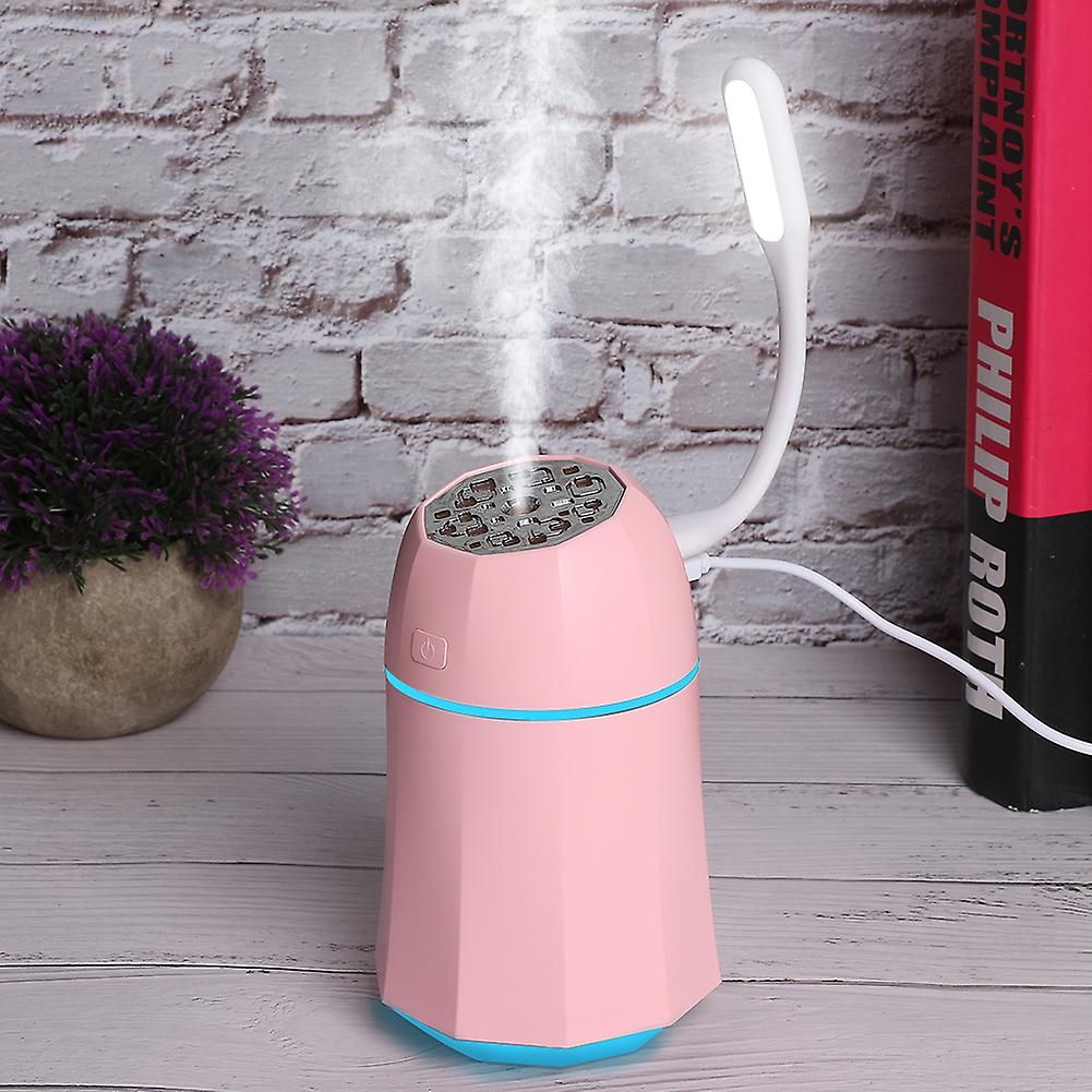 3-in-1 Air Humidifier Led Night Light Mini Fan Usb Humidifier For Home Use