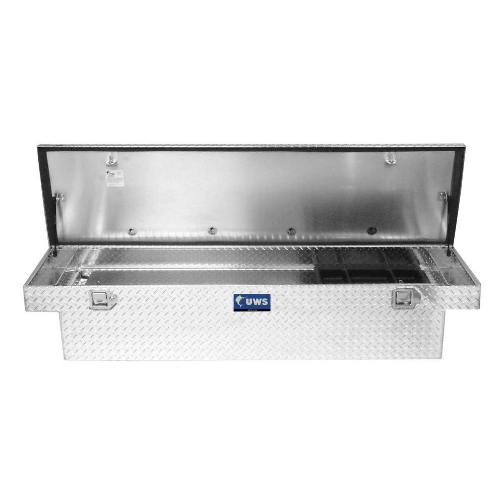 UWS 72 in. Bright Aluminum Crossover Truck Tool Box (Heavy Packaging) TBS-72