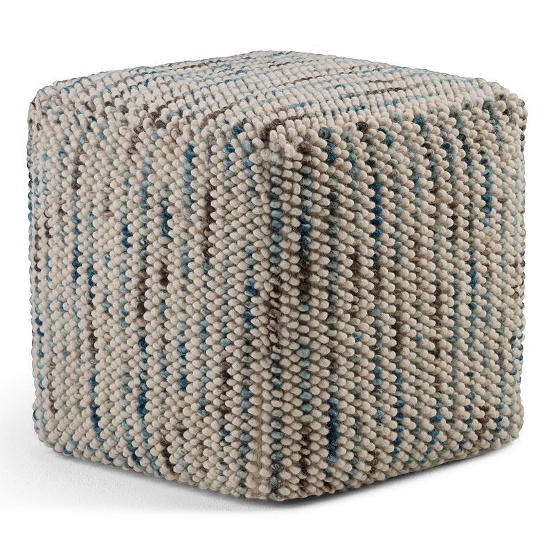 Simpli Home Zoey Cube Pouf