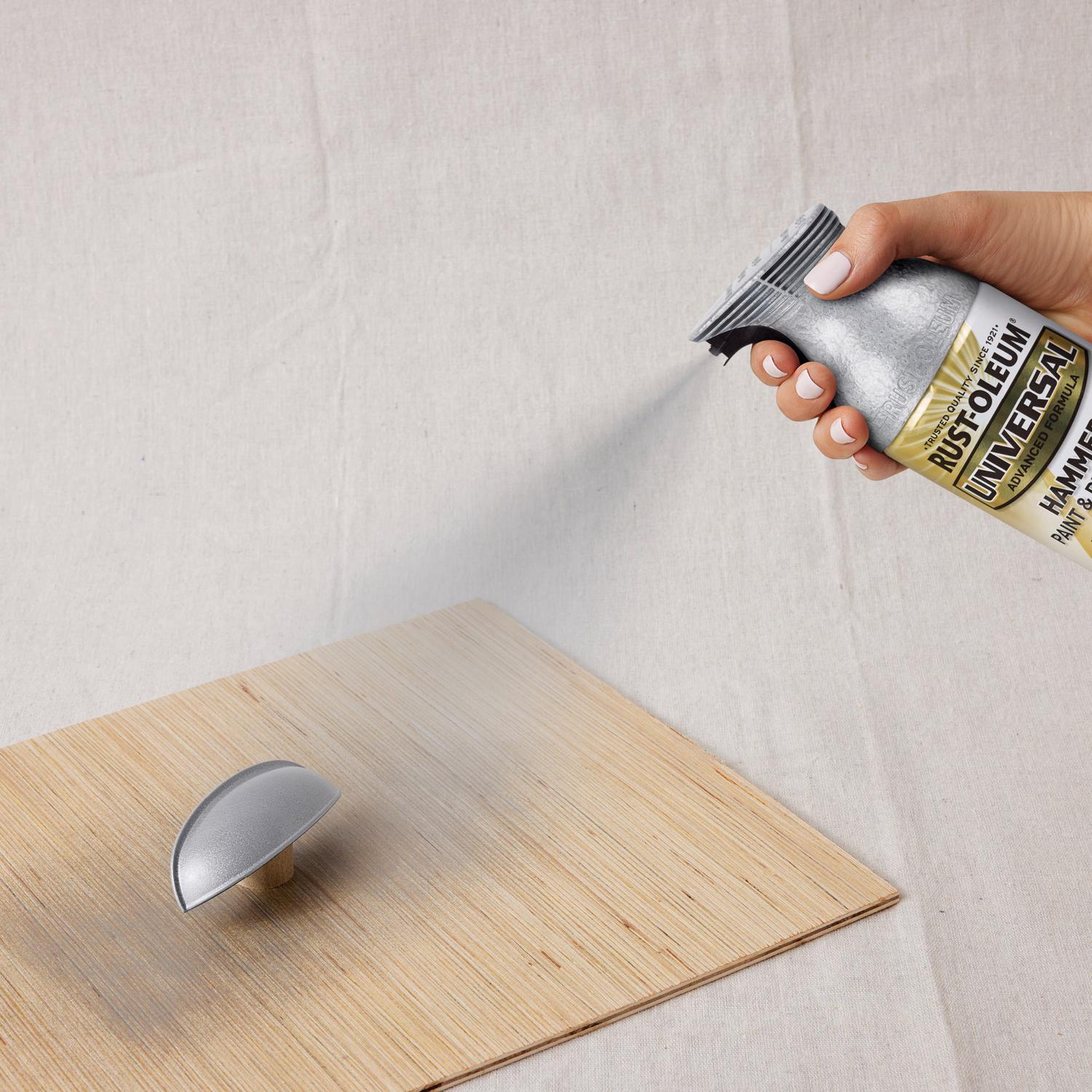 Rust-Oleum Universal Hammered Silver Spray Paint 12 oz