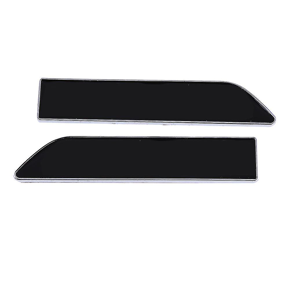 1 Pair Car Front Fender Side Air Vent Cover Trim for BMW X5 F15 2014-2017 Black and Silver X5