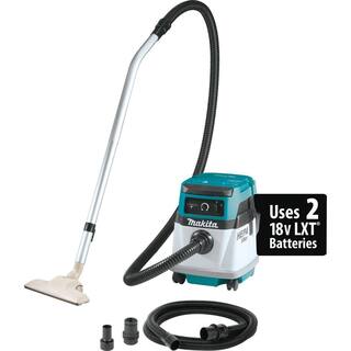 Makita 18V X2 LXT Lithium-Ion (36V) Cordless Corded 4 Gallon HEPA Filter Dry Dust ExtractorVacuum Kit (5.0Ah) XCV13PT