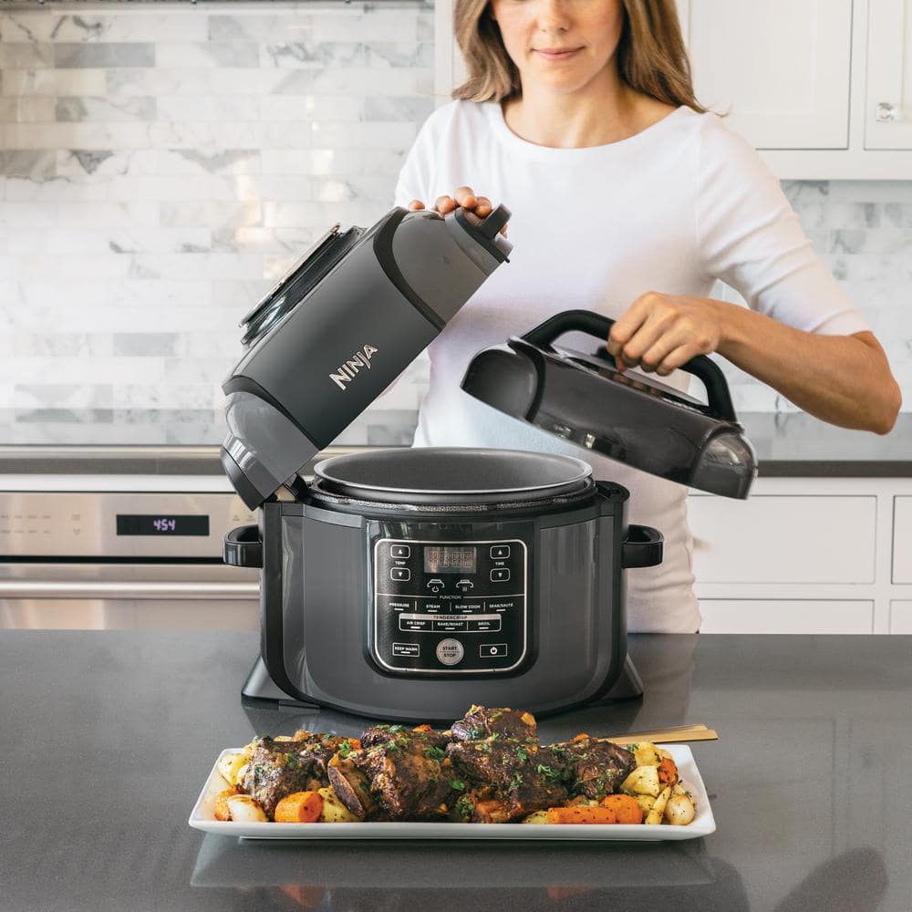 NINJA Foodi 9-in-1 6.5 Qt. Electric Pressure Cooker & Air Fryer (OP301) OP301