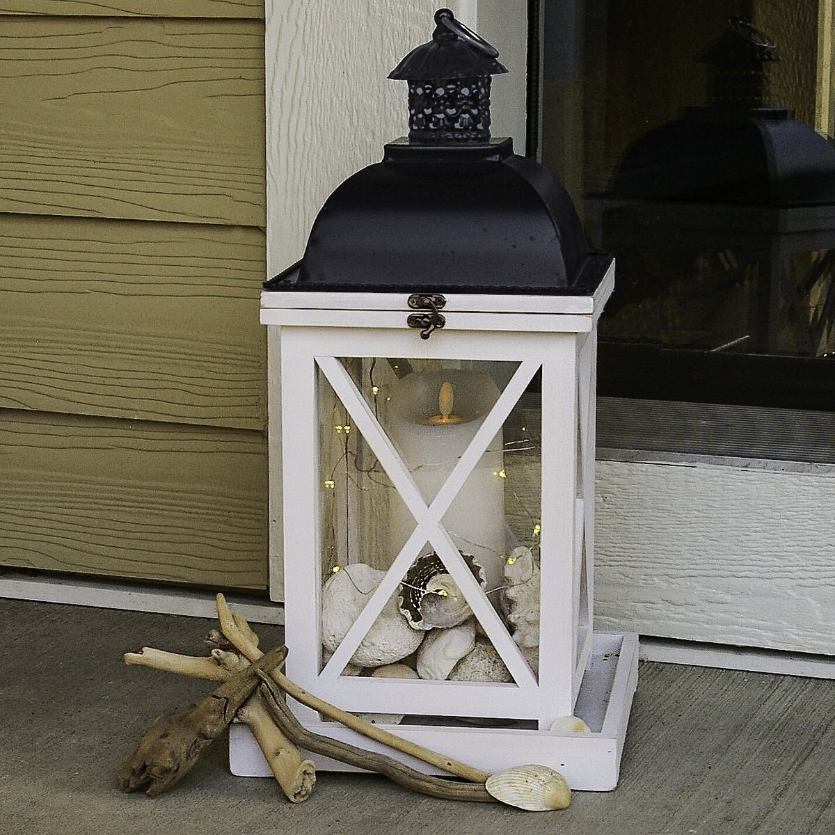 North States Large Lantern Feeder， Black