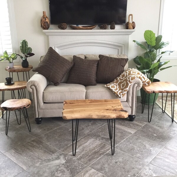 Cedar Roots Live Edge Coffee Table