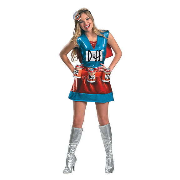 Disguise Women's Deluxe The Simpsons  153Duffwom...