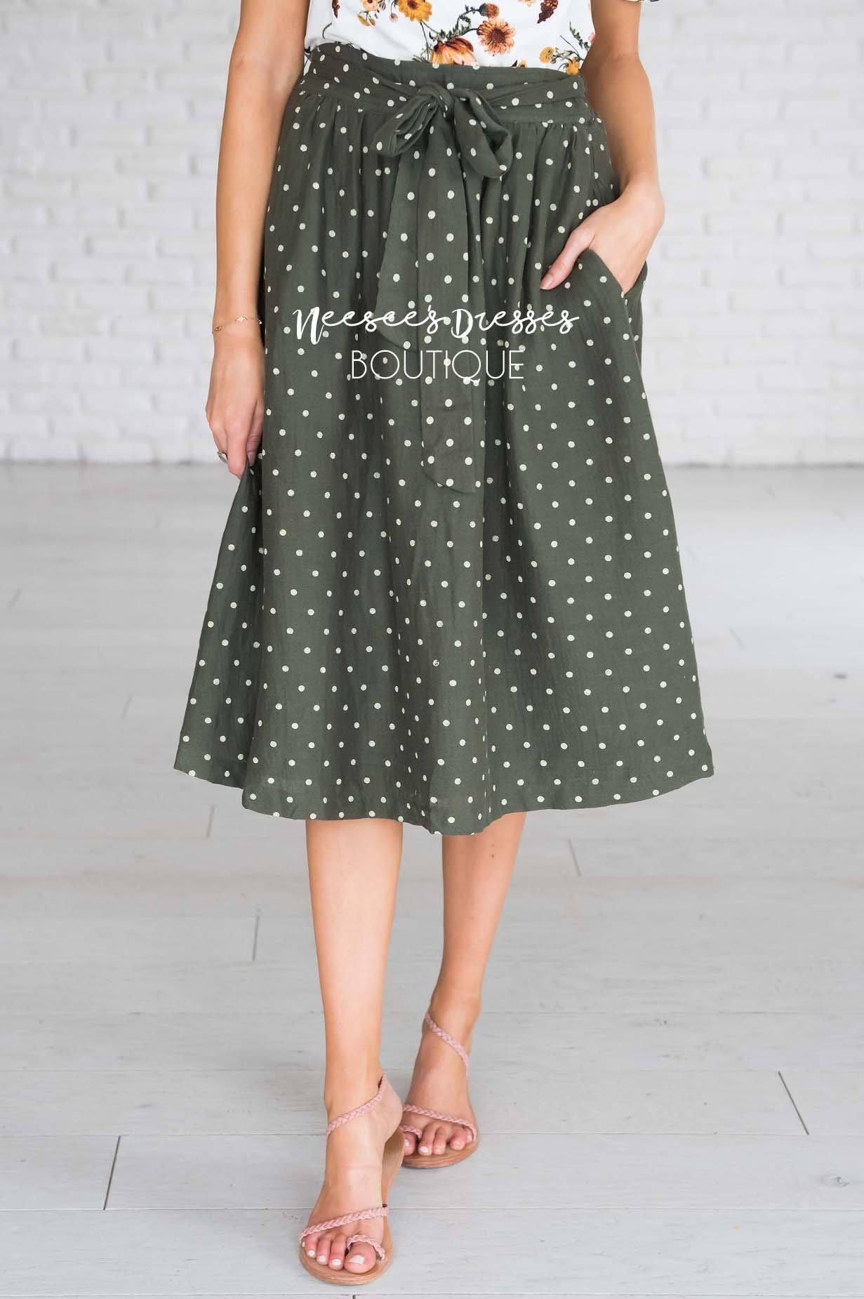 Wildest Dreams Polka Dot Skirt