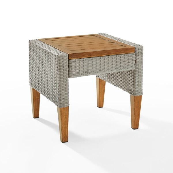 Crosley Capella Outdoor Wicker Side Table