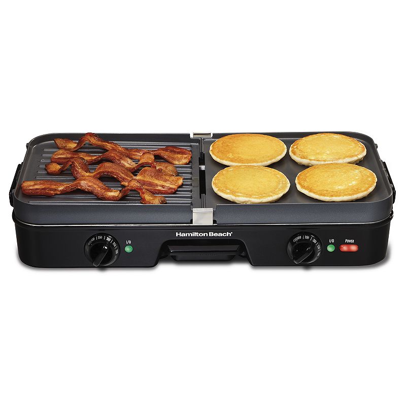 Hamilton Beach 3-in-1 Grill and Griddle Combo