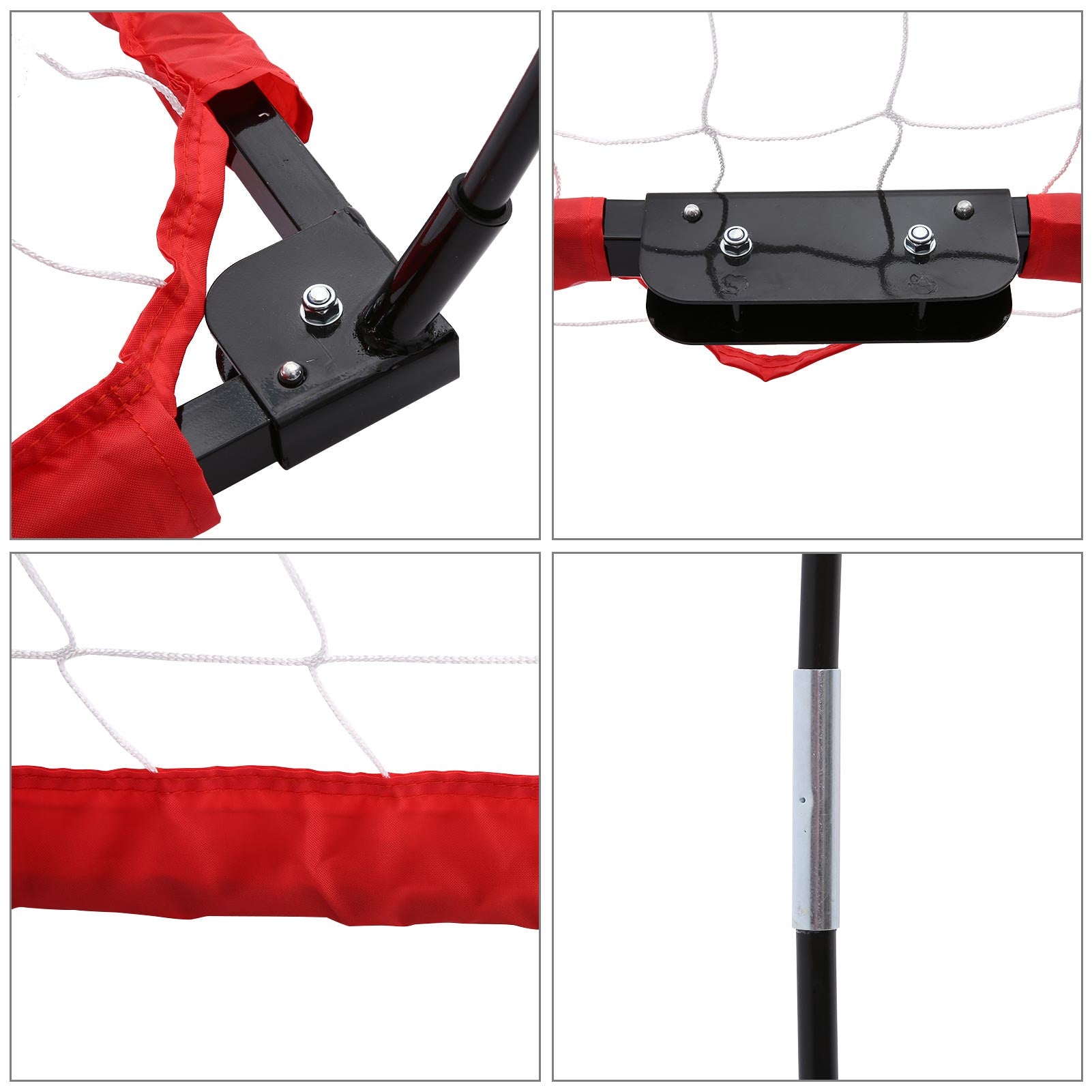 Soccer Net， Portable Soccer Goal 12 x 6 Feet， Sturdy and Durable， with Carry Bag， Ideal for Children and Adults