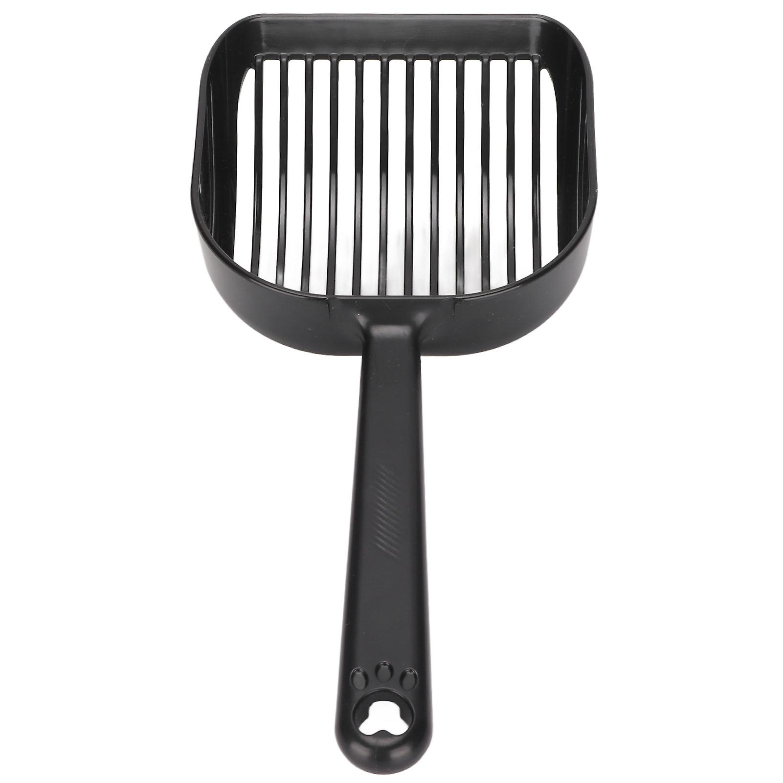 Cat Litter Scoop Abs 5mm Spacing Filtering Design Cat Poop Shovel With Ergonomic Handleblack Ordinary Style