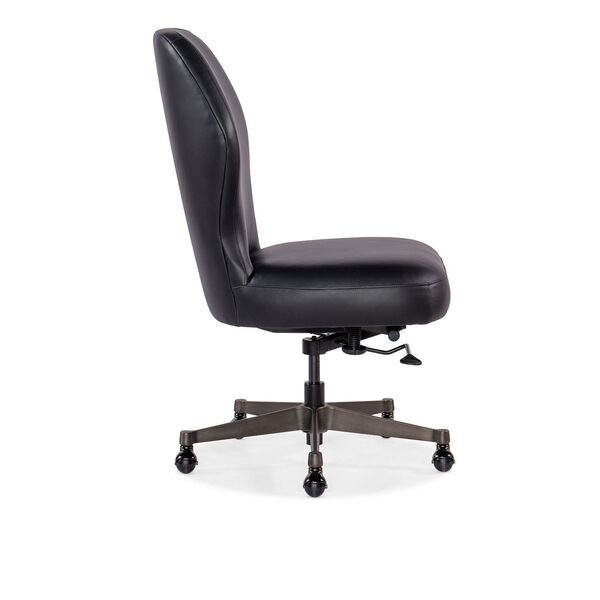 Black and Gunmetal Executive Swivel Tilt Chair