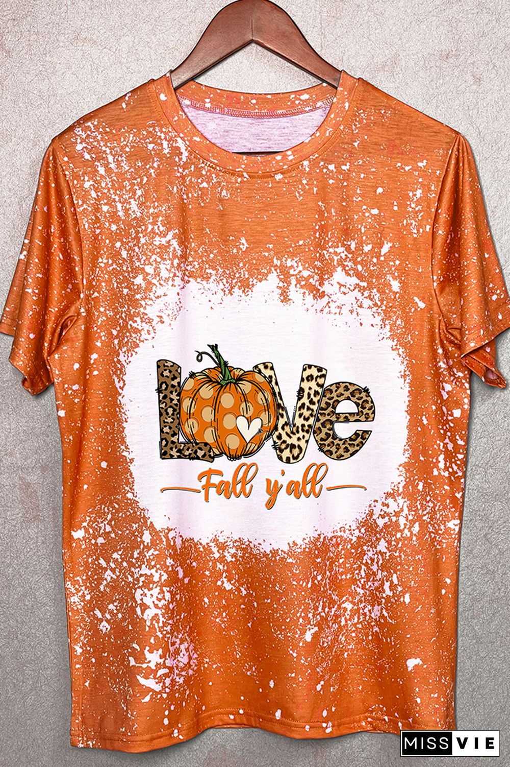 Love Fall Y'All Pumpkin Graphic Tee Wholesale