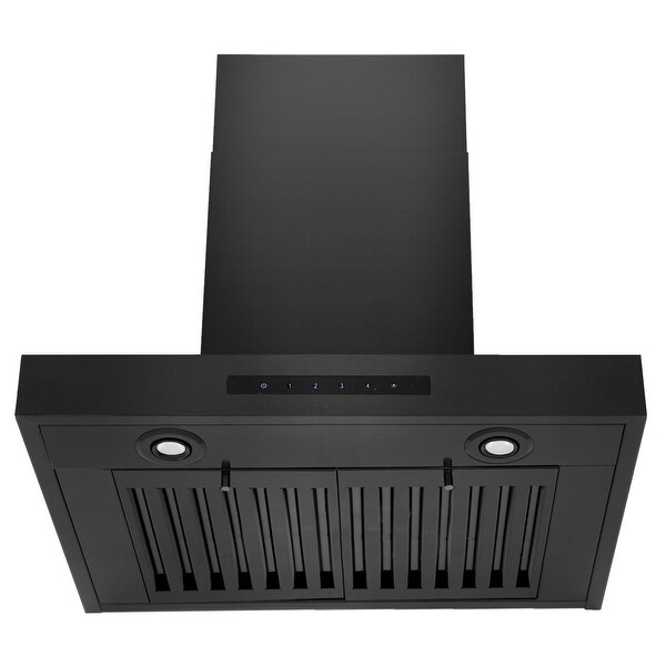 ZLINE Black Stainless Convertible Vent Wall Mount Range Hood