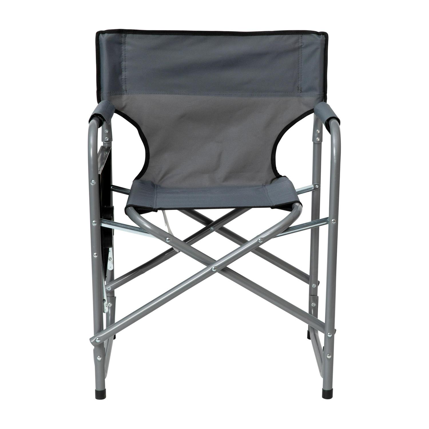 Flash Furniture Steel Camping Chair， Gray