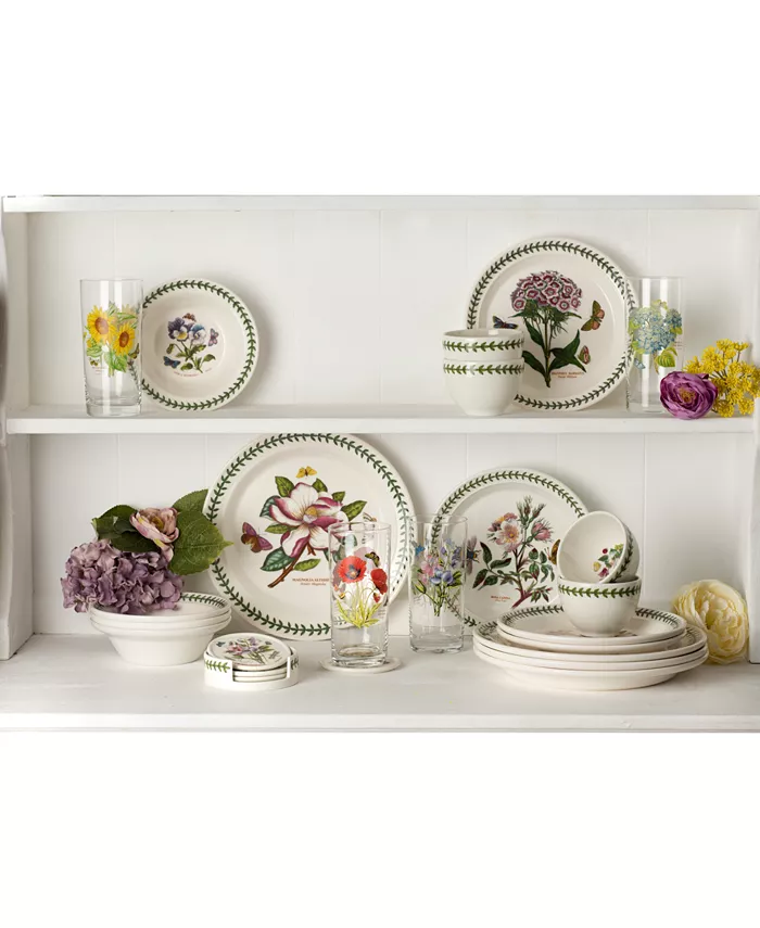 Portmeirion Botanic Garden 25-Pc. Dinnerware Set Service for 4