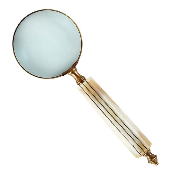 47th   Main DMR363 Light Wood Magnifying Glass