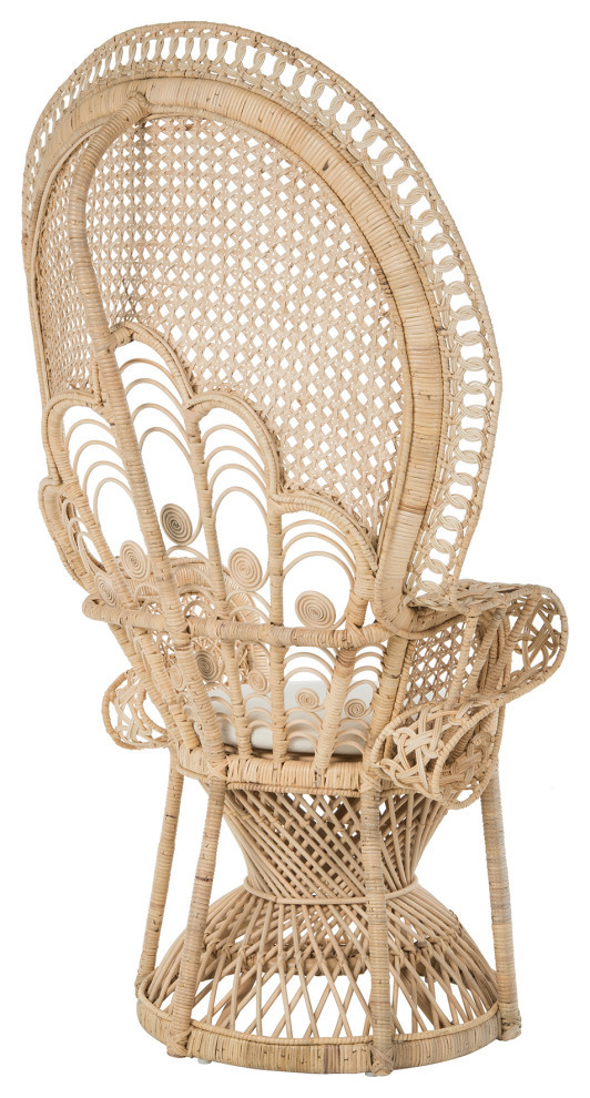 Lady Peacock Chair  Rattan   Tropical   Armchairs And Accent Chairs   by KOUBOO  Houzz