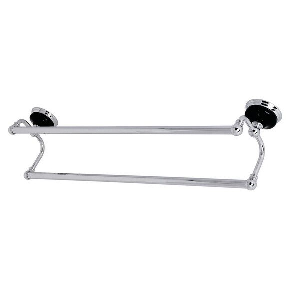 Kingston Brass Water Onyx 24 in. Dual Towel Bar  A...