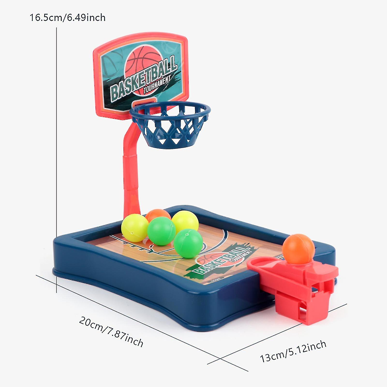 Children's Mini Board Game Finger Shoot Basketball Machine Parent-child 2pcs