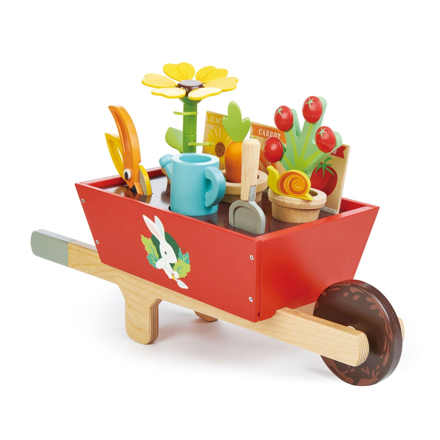 Garden Wheelbarrow Set by Tenderleaf Toys