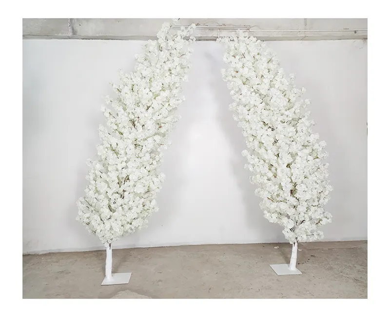 Wedding supplies new design 3m height white artificial arch cherry blossom tree for wedding event party decoration