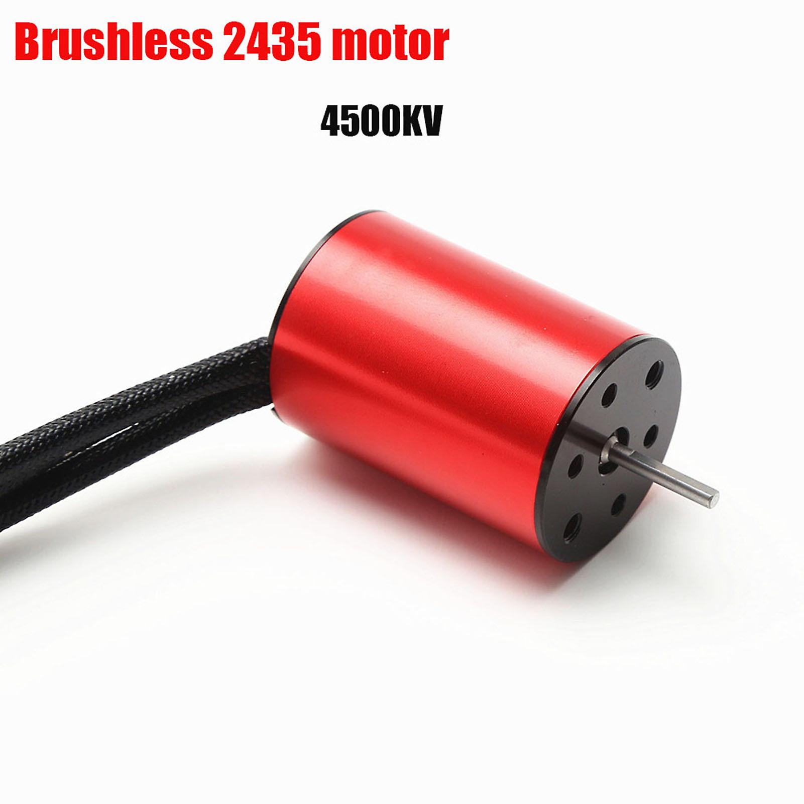 S2435 4500kv Brushless Motor Waterproof Motor Replacement For Traxxas Hsp Wltoys 1/16 1/18 Rc Truck No.298303