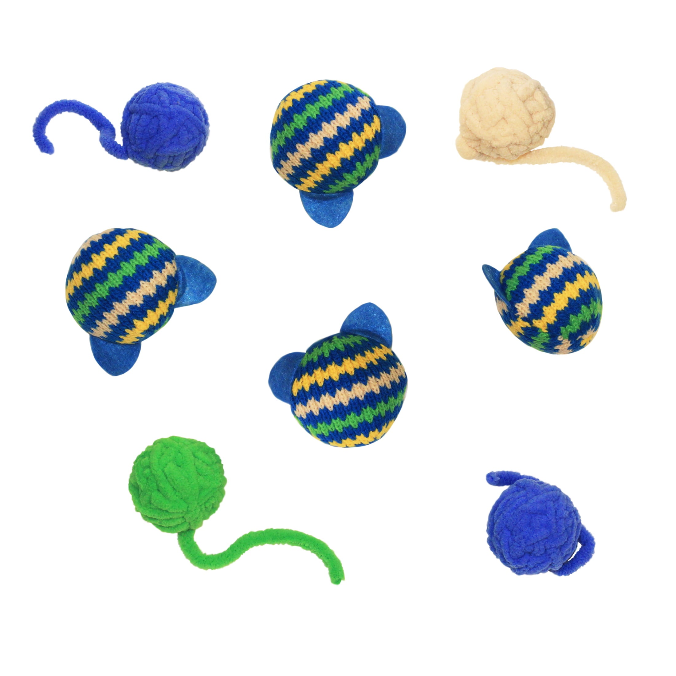 Vibrant Life Cat Toy - Catnip Yarn Balls， 9 Count with Catnip