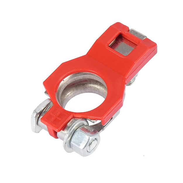 Unique Bargains Car Battery Terminal Connector With M8 Nut Red For Nissan Altima Maxima Rouge Sentra Murano