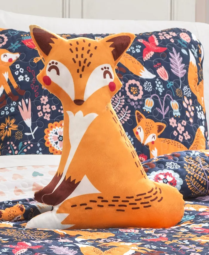 Lush Dandeacute;cor Pixie Fox 3-Pc Set Twin Quilt Set