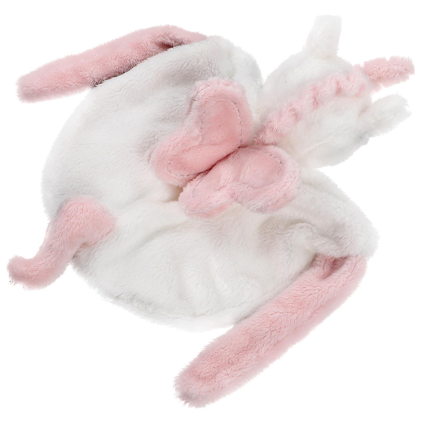 1pc White Adorable Children Comfort Pad Supple Baby Cuddly Plush Plaything