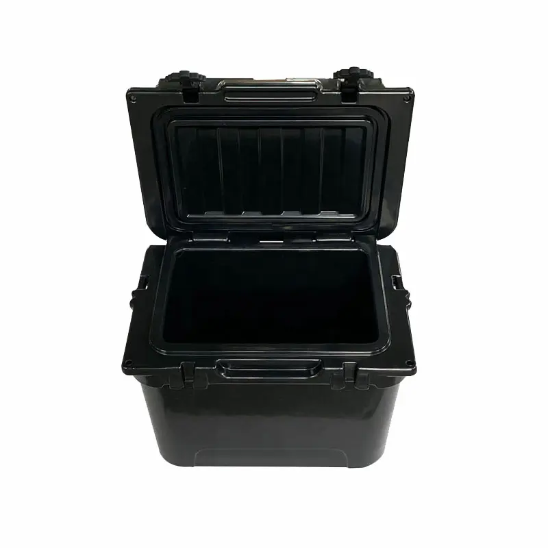 Black color Portable 20 Litre plastic rotomolded ice chest cooler insulated