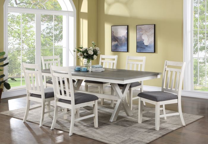 Lido Bay 2-Tone 7 Piece Dining Set - VH6000-7PC