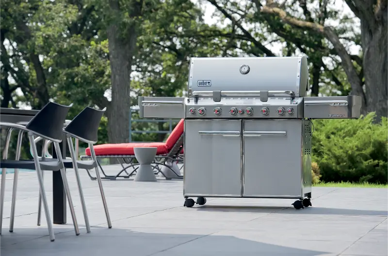 Weber Summit Series S-670 Natural Gas Grill - Stainless Steel