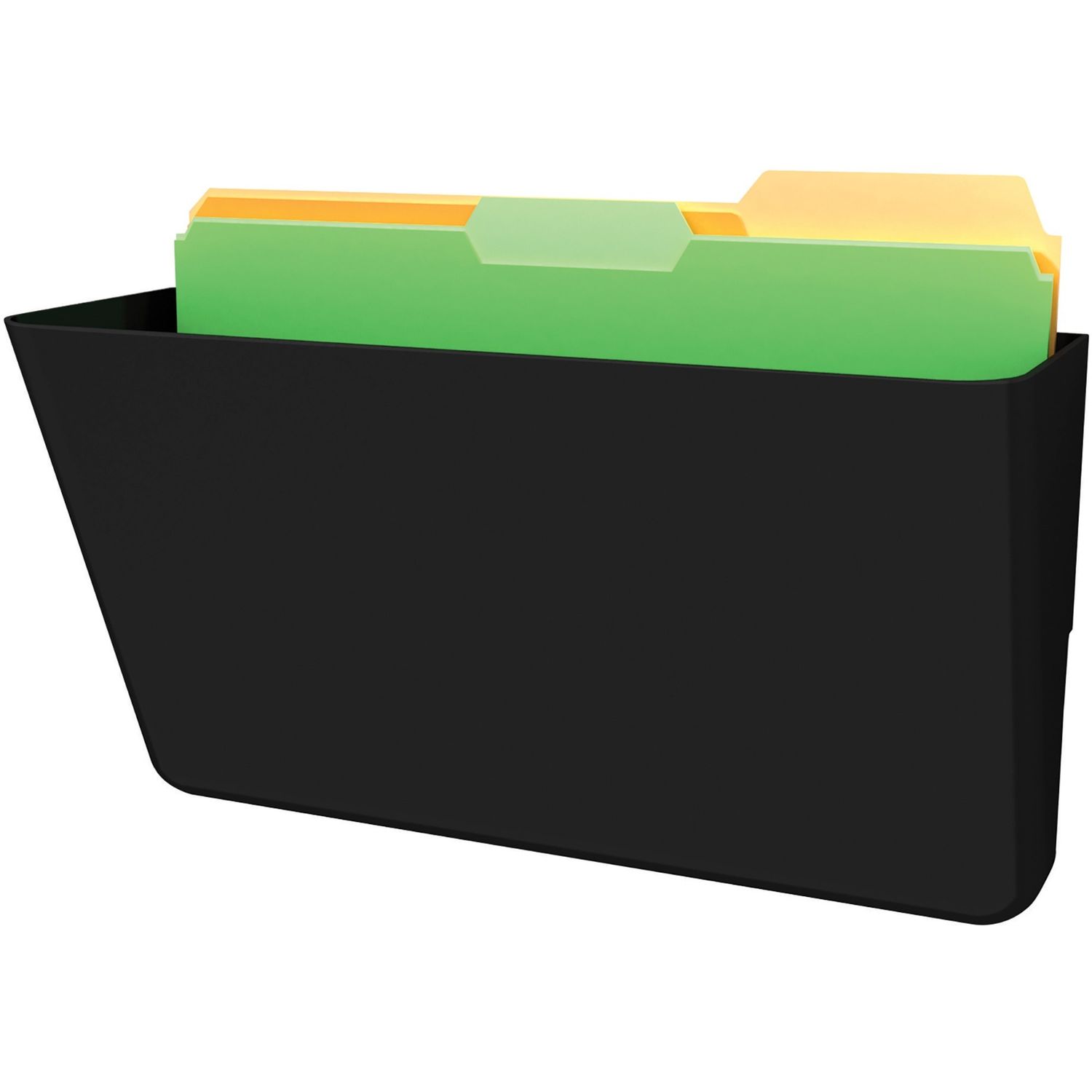 Sustainable DocuPocket Letter Black-1 Pocket 50% Recycled Content by Deflecto， LLC DEF93204