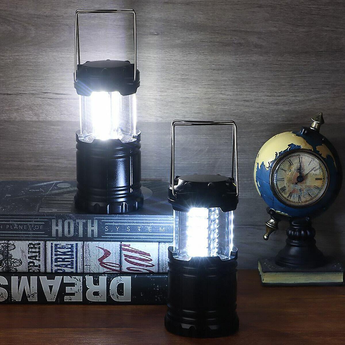 Portable Led Cob Lantern Camping Torch Battery Operated Tent Lamp Night Light Uk W12388519