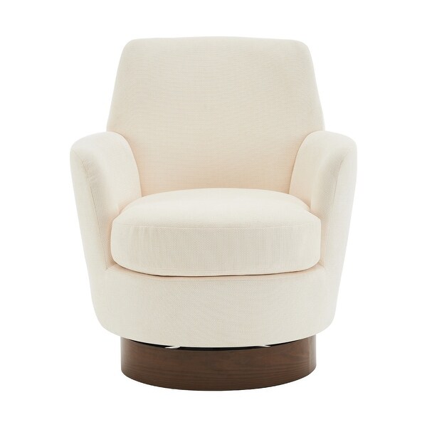 Velvet Swivel Barrel Chair，Swivel Accent Chairs Armchair for Living Room