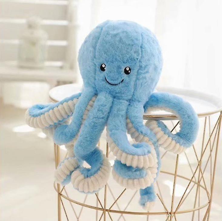 Miman Cute Little Octopus Plush Doll， Smiling Octopus Doll， Children's Doll， Rag Doll