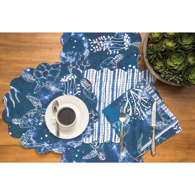 C amp f Home Marley Cove Round Placemat Set Of 6