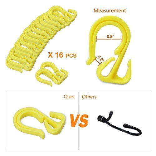 Cargo Net Bed Tie Down Hooks for Truck Pickup Compact Size 60