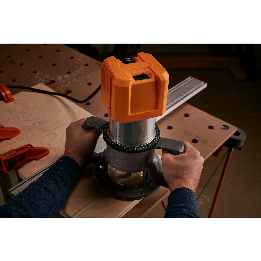 BORA 15 Amp 3.25 HP Soft Start Fixed Base Router PM-6250