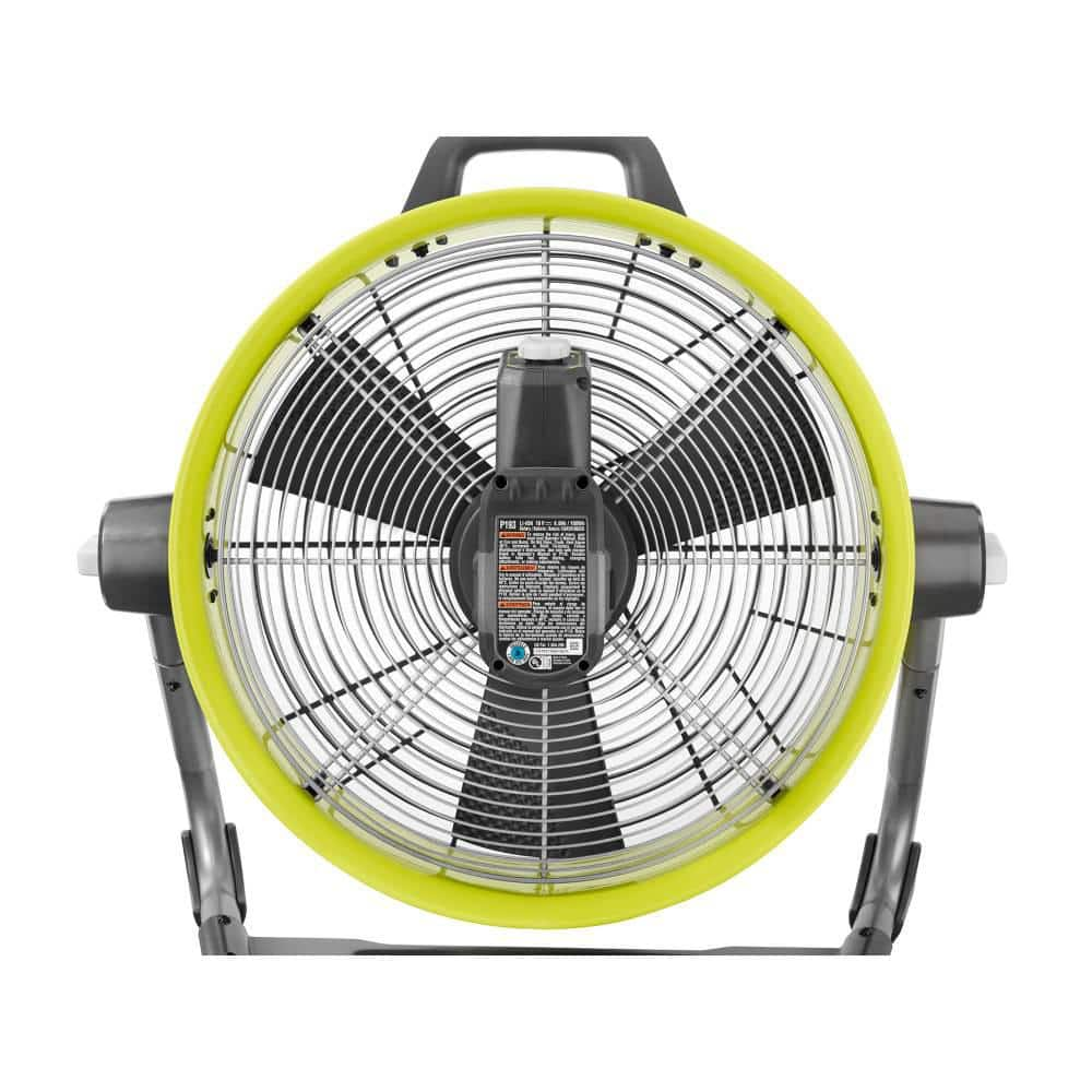 RYOBI ONE+ 18V Hybrid 18 in. Air Cannon Drum Fan P3340