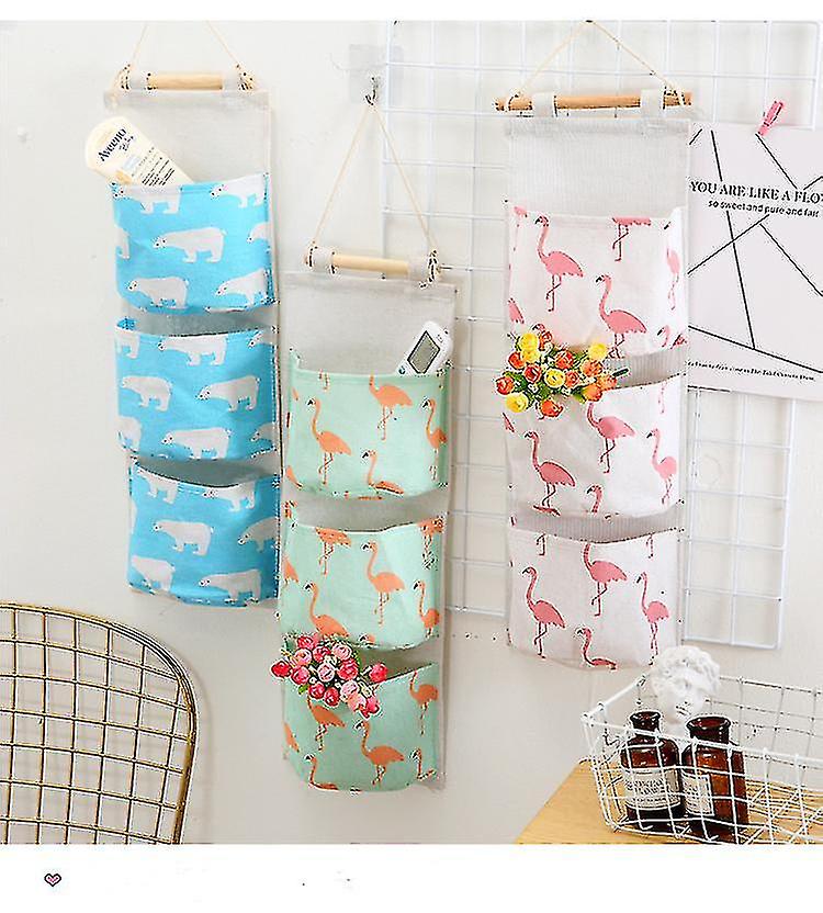 Three Pocket Storage Hanging Bag