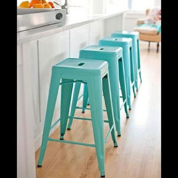 Metal Backless Stool 26