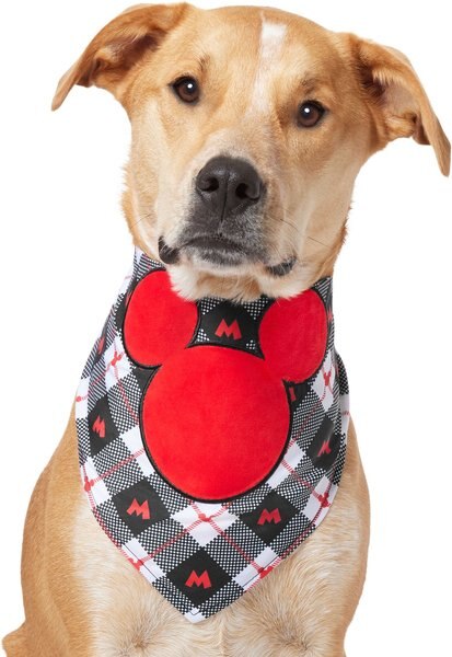 Disney Mickey Mouse Plaid Dog and Cat Bandana