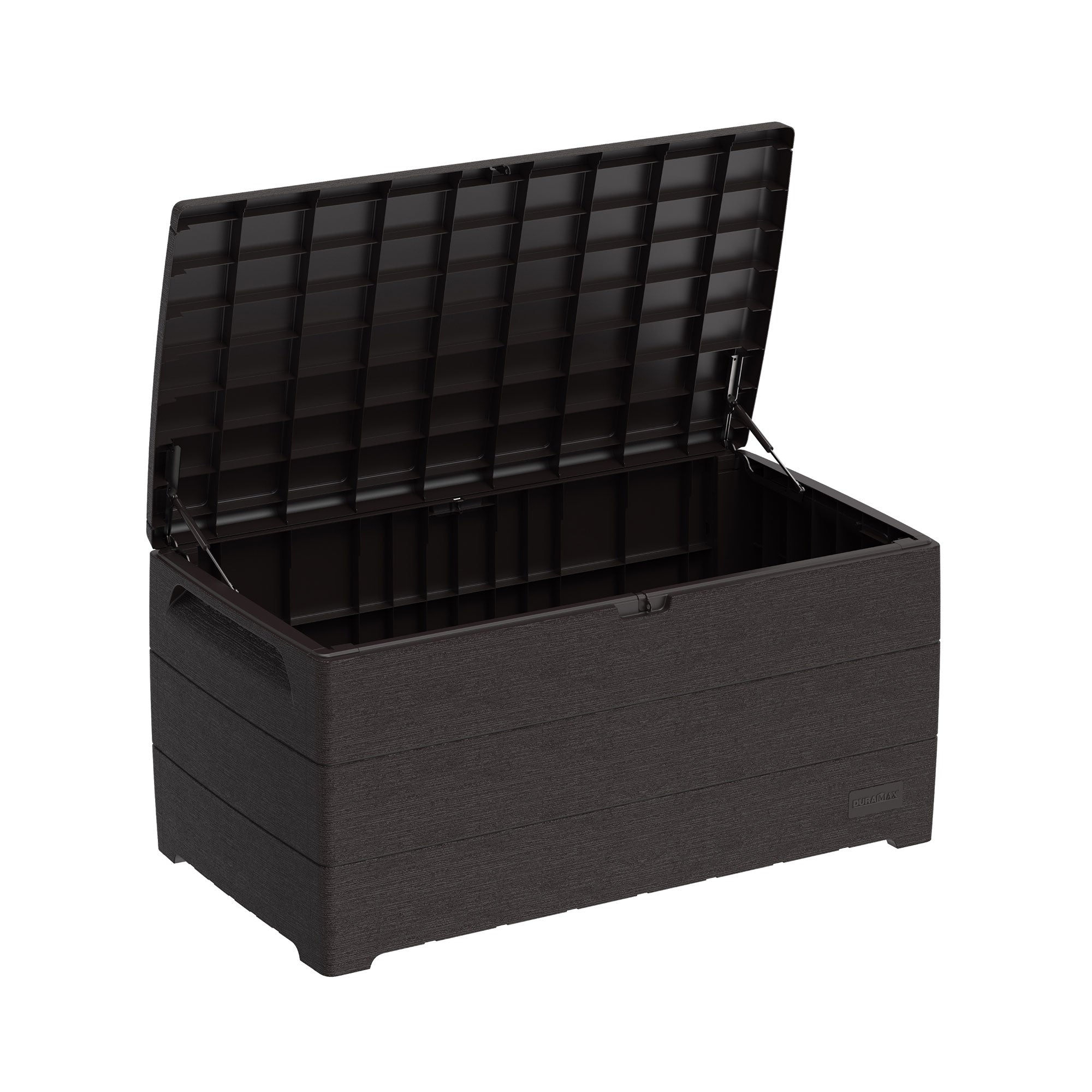 Duramax CedarGrain Durabox 110 Gal Outdoor Deck & Garden Storage Box, Brown