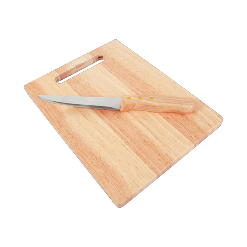 PremiumConnection Rubberwood Cutting Board Set