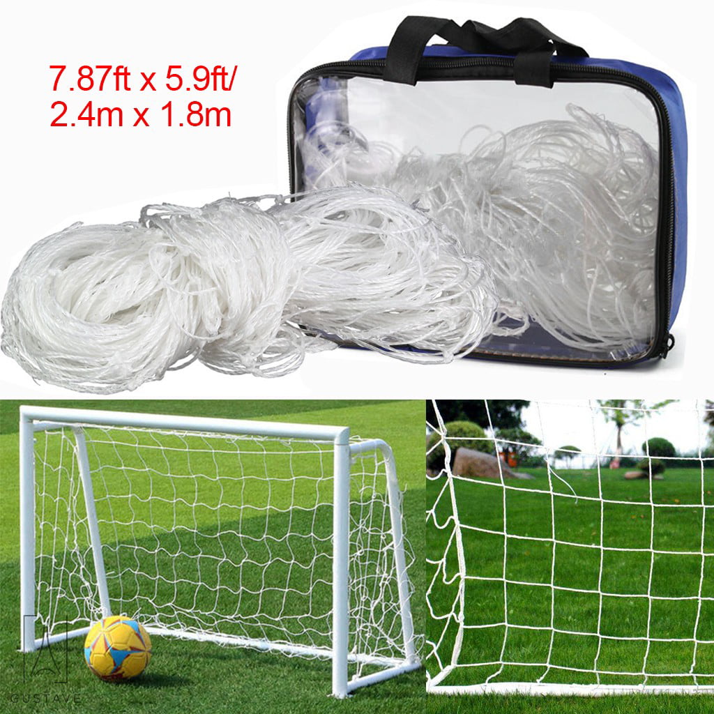 Gustave Design 7.8 X 5.9 Ft Portable Football Soccer Goal Net， Full Size Soccer Goal Nets Outdoor Backyard Sport Match Training