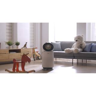 LG Electronics PuriCare 360 True HEPA Air Purifier with Clean Booster and Odor Reduction in White AS330DWR0