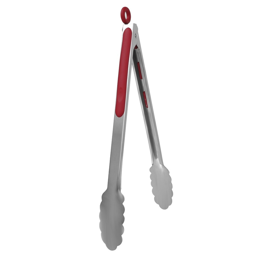 Kitchen Tongs for Cooking Stainless Steel Tongs Silicone Grip Grill